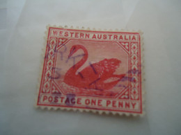 WESTERN   AUSTRALIA   USED STAMPS  BIRD BIRDS  SWAN - Other & Unclassified