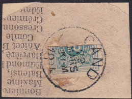 Belgie   .   OBP  .     TX 1  Halve Zegel Op Fragment       .    O     .    Gebruikt       .  /  .    Oblitéré - Timbres