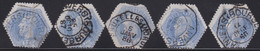 Belgie   .   OBP  .   TG 7  5x     .    O       .    Gebruikt        .  /  .   Oblitéré - Telegraafzegels [TG]