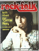 REVUE ROCK&FOLK / KEITH RICHARD ** ERIC CLAPTON  ** ROXY **  HANCOCK  ** N°96  *** JANVIER 1975 - Muziek