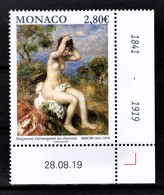 MONACO 2020 -Y.T.N° 3215 / LE NU DANS L'ART - BAIGNEUSE S'ARRANGEANT LES CHEVEUX  - NEUF ** - Unused Stamps