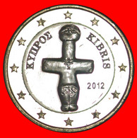 * GREECE (2008-2021): CYPRUS ★ 1 EURO 2012 UNC MINT LUSTRE! ★LOW START★ NO RESERVE! - Zypern