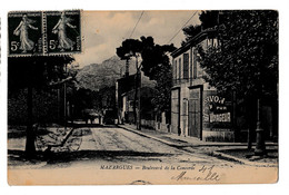 CPA -MARSEILLE / MAZARGUES , Boulevard De La Concorde - Devanture De Magasin - Animé – 1917 - Quartiers Sud, Mazargues, Bonneveine, Pointe Rouge, Calanques