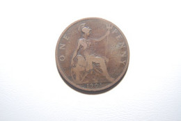 Great Britain Coin  1901 One Penny - Autres & Non Classés