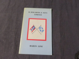 Livre Bateaux Transport Maritime H. Hogarth & Sons Limited, Baron Line A.A. McAlister, Leonard Gray - 1950-Now