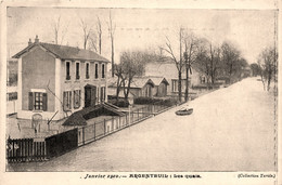 Argenteuil * Vue Sur Les Quais * Inondation De Janvier 1910 * Crue - Argenteuil