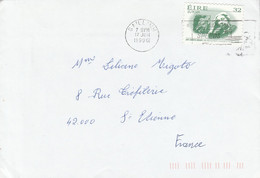 IRLANDE SEUL SUR LETTRE DE GAILLIMH POUR LA FRANCE 1996 - Brieven En Documenten