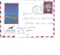 POLYNESIE FRANCAISE N° PA 109 SUR PLI ILLUSTRE 12.1.1982 - Covers & Documents