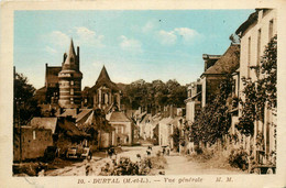 Durtal * Rue Et Vue Générale Du Village - Durtal