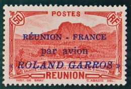 REUNION - N°PA  1** - REUNION - FRANCE Par AVION Par ROLAND GARROS - 12.1936. Signé. - Airmail