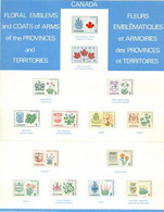 Armoiries / Coats Of Arm. Histoire Du Canada En Timbres-poste / Canadian History In Postage Stamps (7553-A) - Lettres & Documents