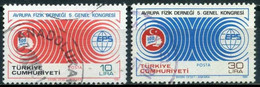 Türkiye 1981 Mi 2576-2577 O, European Physical Society - Used Stamps