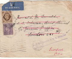 G.B. / Airmail / Merchant Navy Ship Mail / Undelivered + Returned Mail - Unclassified