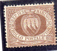 Saint Marin :année 1890 N°16** - Unused Stamps