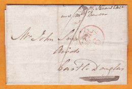 1802 - K G III - Lettre Pliée En Anglais De 2 Pages D ' EDINBURGH Vers CASTLEDOUGLAS, Scotland - ...-1840 Prephilately