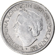 Monnaie, Pays-Bas, Wilhelmina I, 25 Cents, 1948, TTB, Nickel, KM:178 - 25 Cent