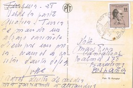 35036. Postal KARAKOY (Istambul) Turquia 1961. Fechador Karakoy Yolku Salonu - Covers & Documents