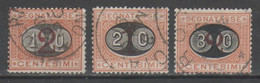 ITALIA 1890-91 - Segnatasse Soprastampati ("Mascherine")            (g8324) - Postage Due