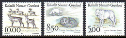 Danmark Gronland  0227/29 Loup, Renard Ysatis, Renne - Fauna ártica