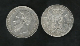 BELGIQUE . LEOPOLD II . 5 FRANCS 1869 . - 5 Frank