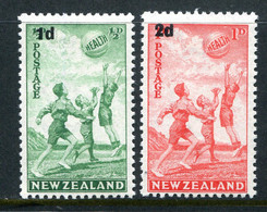 New Zealand 1939 Health - Beach Ball HM (SG 611-612) - Neufs