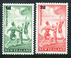 New Zealand 1939 Health - Beach Ball HM (SG 611-612) - Neufs