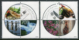 ICELAND  2005 Europa: Gastronomy  MNH / **.  Michel 1102-03 - Unused Stamps