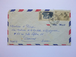 Enveloppe Etablissement Français De L'Océanie - 1952 - ILE VAITEPAUA MAKATEA - PAPEETE TAHITI - Storia Postale