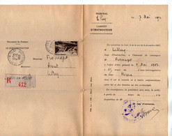 TB 3190 - 1952 - LAC - Lettre En Recommandée Du Tribunal LE PUY Pour Mr FROMAGER Avocat Au PUY EN VELAY - 1921-1960: Modern Tijdperk