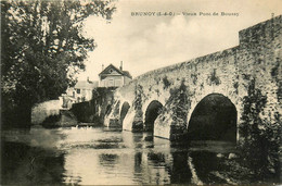 Brunoy * Vue Sur Le Vieux Pont De Boussy * Débit De Vins - Brunoy