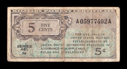 Estados Unidos United States 5 Cents 1946-1947 Pick M1 Series 461 BC F - 1946 - Series 461