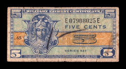Estados Unidos United States 5 Cents 1954-1958 Pick M29 Series 521 BC F - 1954-1958 - Serie 521