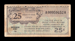 Estados Unidos United States 25 Cents 1946-1947 Pick M3 Series 461 BC F - 1946 - Series 461