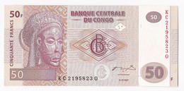 Banque Centrale Du Congo 50 Francs 2007 , Aph.  KC2195823Q, Billet Neuf UNC - Zonder Classificatie