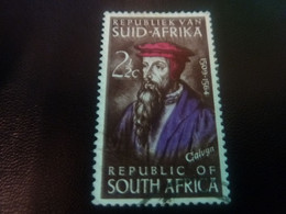 Republiek Van Suid-Africa - Calvyn (1509-1564) - 2 1/2 C. - Multicolore - Oblitéré - Année 1968 - - Usati