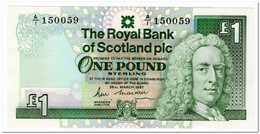 THE ROYAL BANK OF SCOTLAND,1 POUND,1987,P.346,AU - 1 Pound