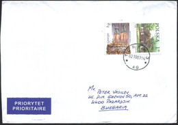 Mailed Cover With Stamps Architecture 1999 2002 From Poland - Briefe U. Dokumente