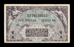 Estados Unidos United States 1 Dollar 1951-1954 Pick M26 Series 481 MBC VF - 1951-1954 - Reeksen 481