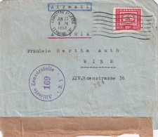 CANADA 1953 LETTRE CENSUREE DE EDMONTON - Briefe U. Dokumente