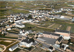 - Cpsm -ref-AA707- Finistère - Plouescat - Vue Generale Aerienne - - Plouescat