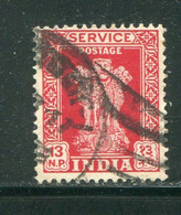 INDE- Service Y&T N°19- Oblitéré - Official Stamps