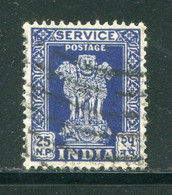 INDE- Service Y&T N°21- Oblitéré - Official Stamps