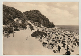 AK SW Ostseebad Sellin (Rügen) 1969, Am Strand, Postalisch Gelaufen, 2 Scans - Sellin