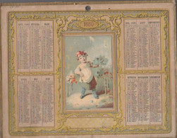 Vieux Papiers - Calendrier De 1880 - Big : ...-1900