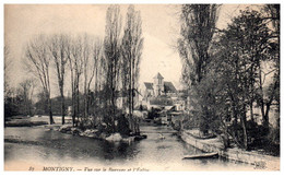 MONTIGNY VUE SUR LE BARRAGE ET L EGLISE - Montigny-sur-Avre