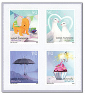 Switzerland 2022 (2022/1) Special Events - Elephant - Ice Cream - Bird -  White Doves - Umbrella - MNH ** - Nuevos