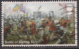 GB 2021 QE2 1st War Of The Roses Battle Of Barnet 1471 SG 4511 ( H942 ) - Used Stamps