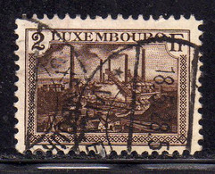 LUXEMBOURG LUSSEMBURGO 1921 1934 1926 FOUNDRIES AT ESCH 2fr USED USATO OBLITERE' - 1921-27 Charlotte Front Side