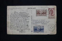 OCÉANIE - Carte Postale Publicitaire " Amora " De Papeete Pour La France En 1954- L 117957 - Storia Postale