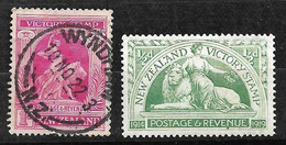 Nouvelle Zélande  U K  N° 169 Neuf * * Et 170      Oblitéré    B/TB  Voir Scans  - Unused Stamps